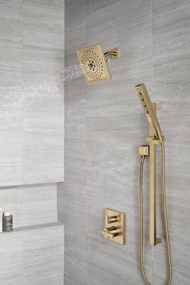 Delta Faucet Brilliance Champagne Bronze Two Handle Pressure Balancing Valve Trim 