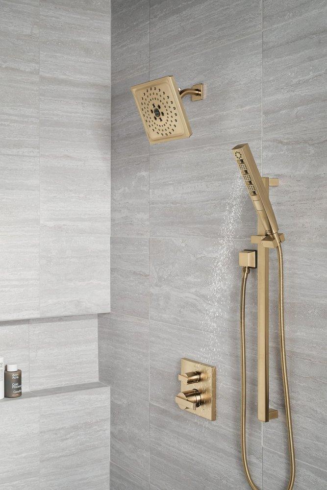 Delta Faucet Brilliance Champagne Bronze Two Handle Pressure Balancing Valve Trim 
