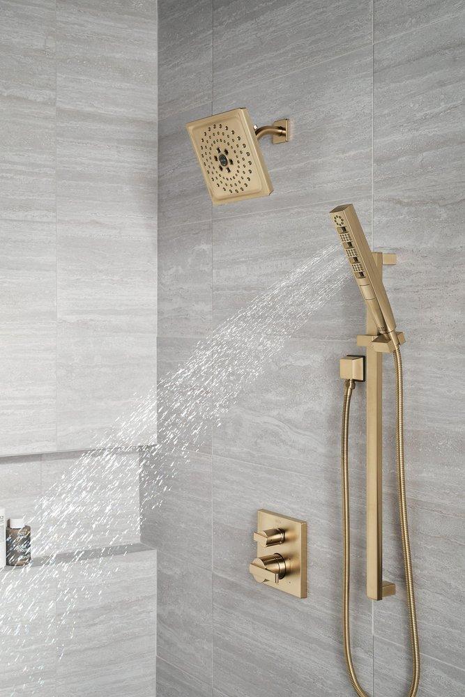 Delta Faucet Brilliance Champagne Bronze Two Handle Pressure Balancing Valve Trim 