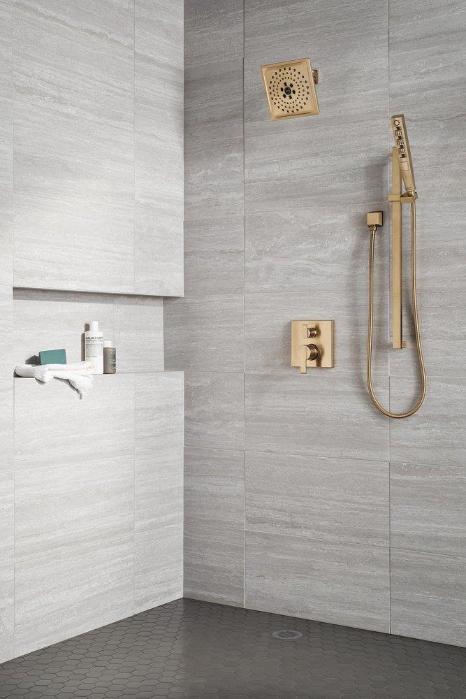 Delta Faucet Brilliance Champagne Bronze Two Handle Pressure Balancing Valve Trim 