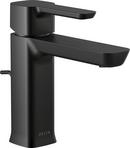 Delta Faucet Matte Black Deck Mount Bathroom Sink Faucet with Single Lever Handle 