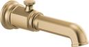 Brizo Luxe Gold 1/2 x 2-15/16 x 9-3/4 in. NPT Solid Brass Diverter Tub Spout 
