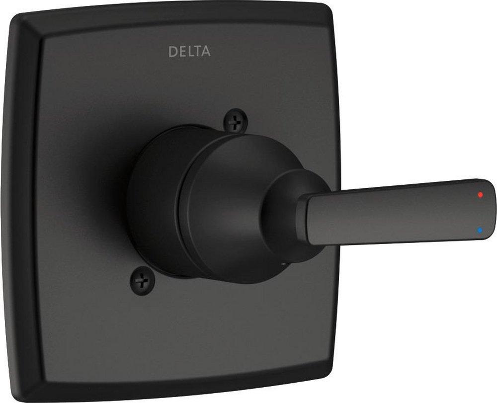 Delta Faucet Matte Black Single Handle Shower Faucet Trim Only 