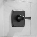 Delta Faucet Matte Black Single Handle Pressure Balancing Valve Trim 