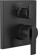 Delta Faucet Matte Black Two Handle Multi Function Bathtub & Shower Faucet Trim Only 