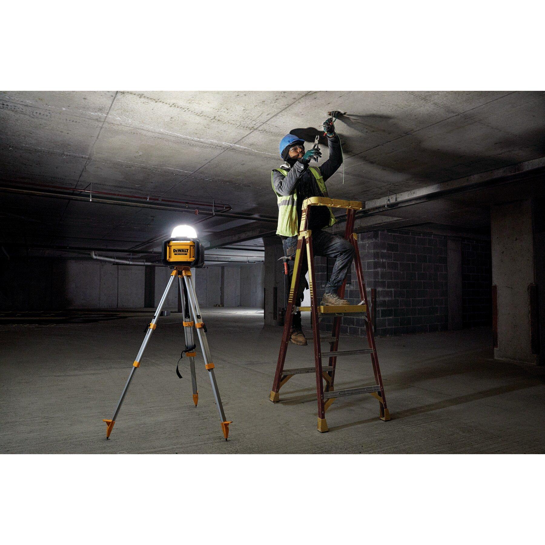 DEWALT Yellow Plastic LED Work Light 