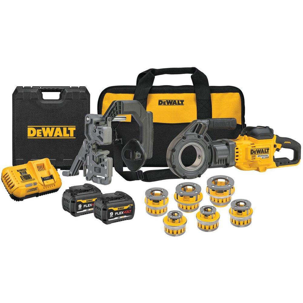 DEWALT Black Pipe Threader Kit with Die Head 