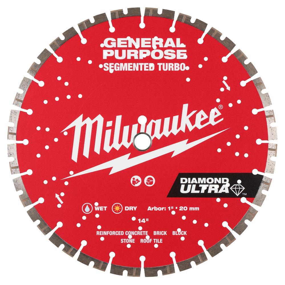 Milwaukee&reg; Red Concrete, Rebar and Cutting Circular Saw Blade 