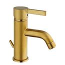 Fortis Brushed Gold Single Handle Monoblock Bathroom Sink Faucet Lever Handle 