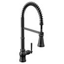 Moen Matte Black Single Handle Pull Down Kitchen Faucet 