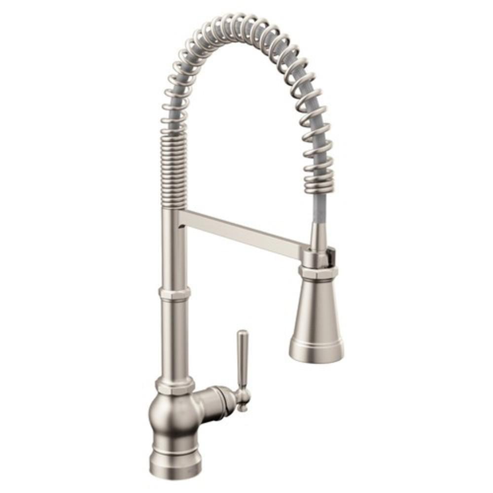 Moen Spot Resist&trade; Stainless Single Handle Pull Down Kitchen Faucet 