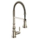 Moen Polished Nickel Single Handle Pull Down Kitchen Faucet 