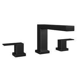 Two Handle Roman Tub Faucet in Matte Black (Trim Only)