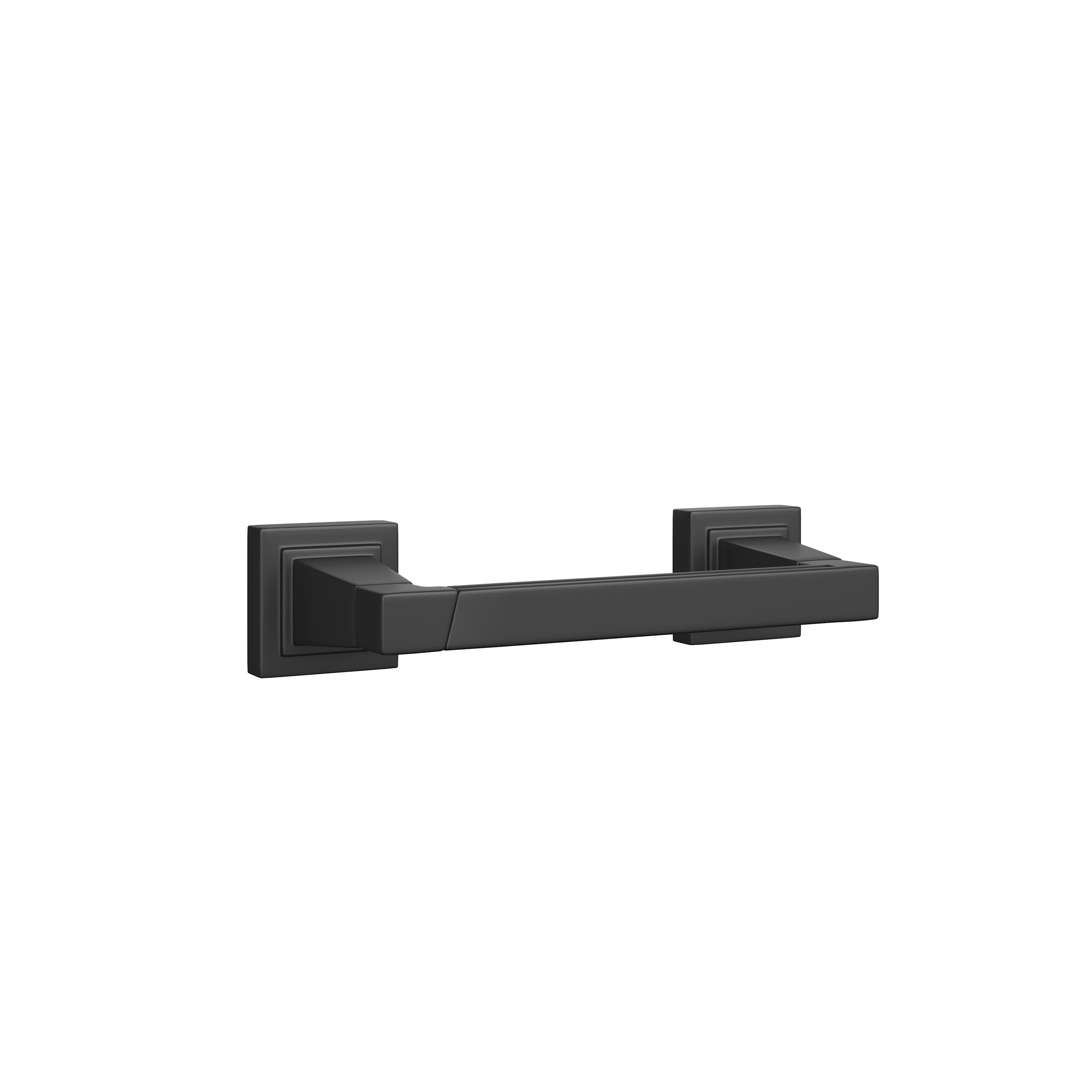 PROFLO&reg; Matte Black Wall Mount Toilet Tissue Holder 
