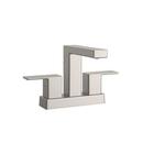 PROFLO&reg; Brushed Nickel Two Handle Centerset Bathroom Sink Faucet 