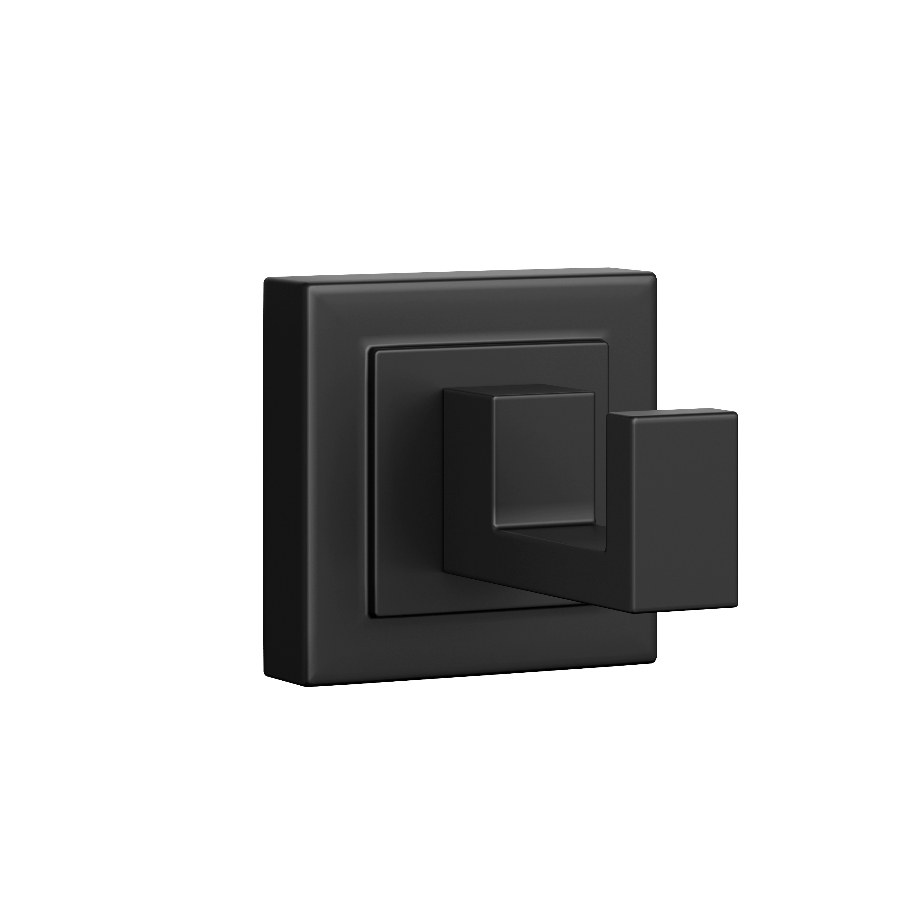 PROFLO&reg; Matte Black 1-Hook Robe Hook 