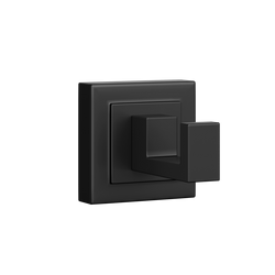 1-Hook Robe Hook in Matte Black