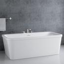 PROFLO&reg; Brushed Nickel Two Handle Roman Tub Faucet (Trim Only) 