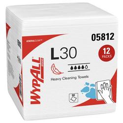 12-2/5 x 13-3/10 in. Cloth Wiper in White