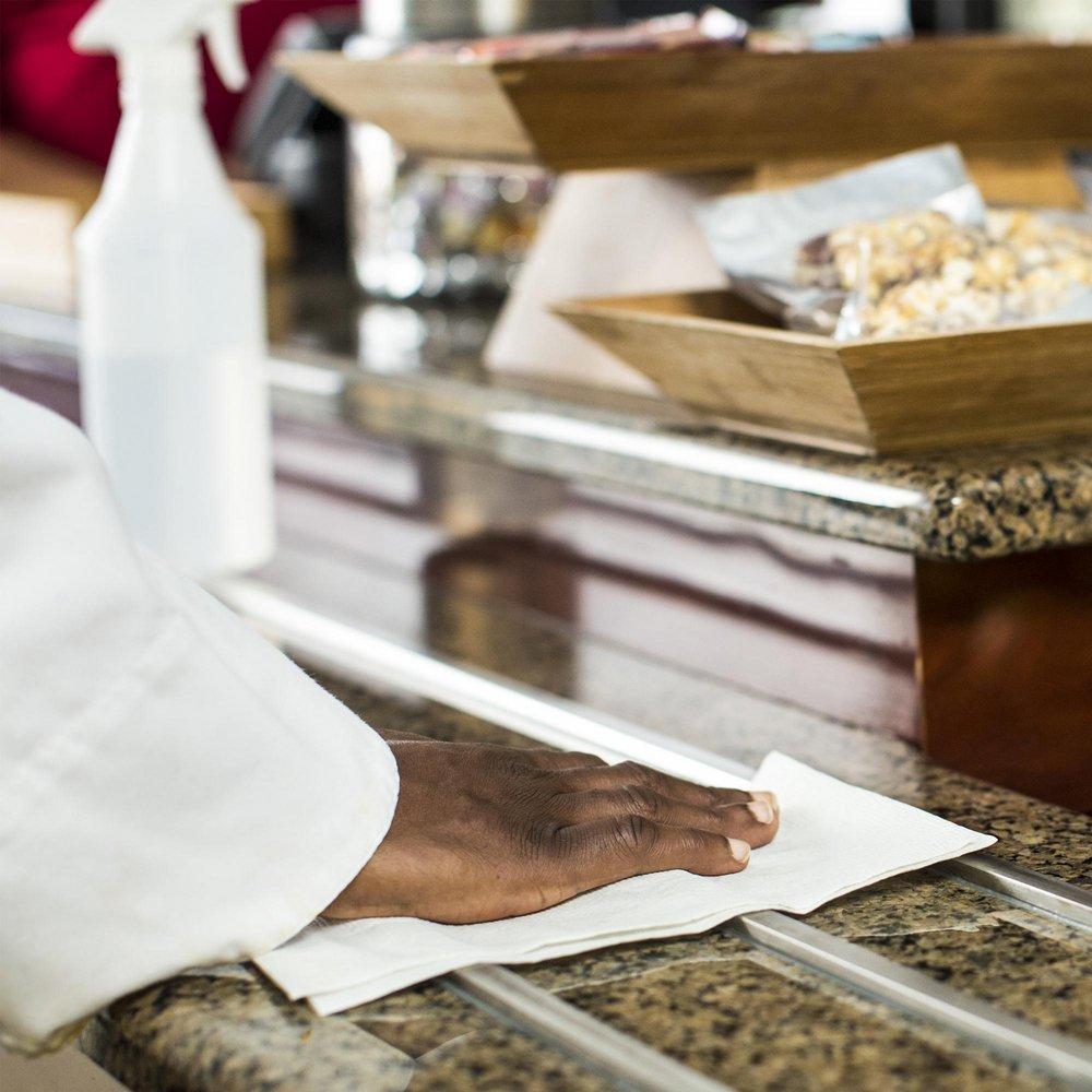 WypAll&reg; White 12-1/2 x 23-1/2 in. Hydroknit Wiper (Box of 300) 