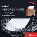 Kimberly Clark White 12-1/2 x 16-4/5 in. Hydroknit Wiper in White 