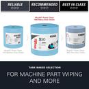 WypAll&reg; Blue 12-1/2 x 13-2/5 in. Hydroknit Wiper in Blue 