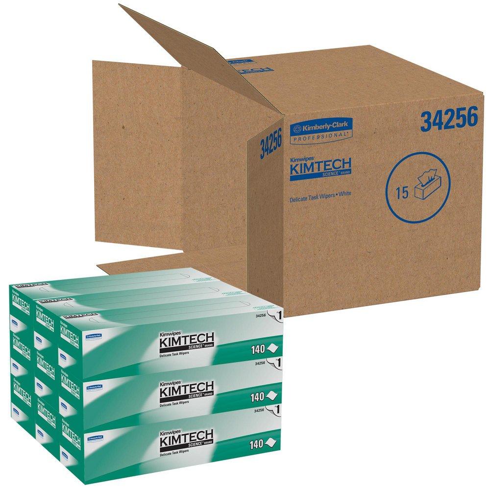 Kimberly Clark White 16-2/5 x 14-43/100 in. Wipes (Case of 140) 