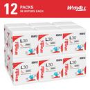 WypAll&reg; White 12-1/2 x 12 in. Cloth Wiper in White (Case of 12) 