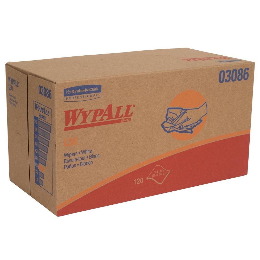 WypAll&reg; White 10 x 9-4/5 in. DRC Wiper (Box of 120) 