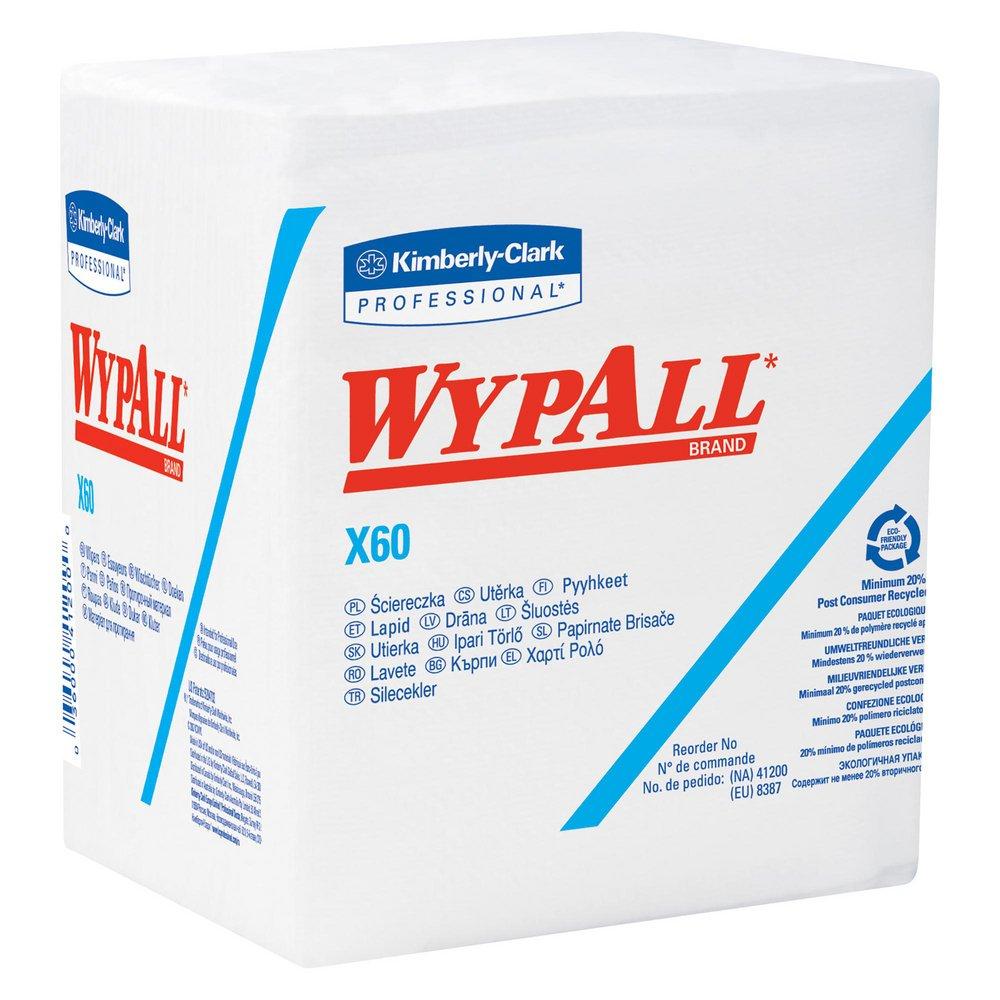 WypAll® White 12-1/2 x 12 in. Hydroknit Wiper (Pack of 76) 