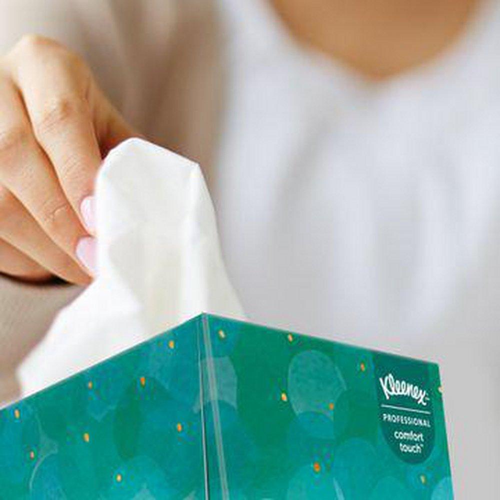 Kimberly Clark White 8-2/5 x 8 in. Single Box Boutique Facial Tissue 