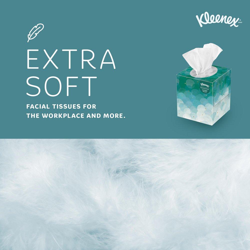 Kimberly Clark White 8-2/5 x 8 in. Single Box Boutique Facial Tissue 