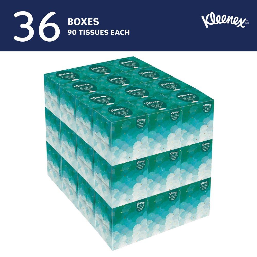 Kimberly Clark White 8-2/5 x 8 in. Single Box Boutique Facial Tissue 