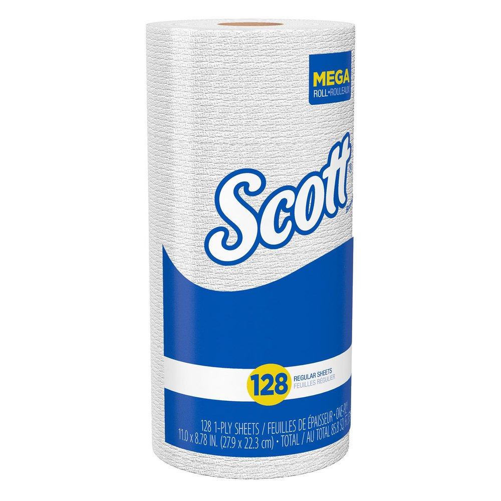 Scott&reg; White 11 in. Kitchen Roll Paper Towel in White (Case of 20) 