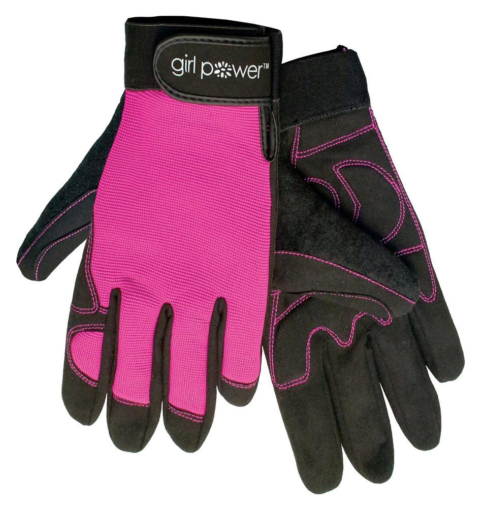 ERB Safety Pink Lycra, Plastic and Rubber Womens Mechanics Reusable Gloves in Pink 
