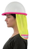 Plastic Womens Mesh Neck Shield with Pink Trim