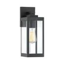 Quoizel Earth Black 100W 1-Light Medium E-26 Incandescent Outdoor Wall Sconce 