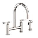 Newport Brass Polished Nickel - Natural Bridge Kitchen Faucet 