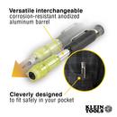 Klein Tools Yellow Manual Multi-bit, Phillips and Slotted 4-Piece Screwdriver 
