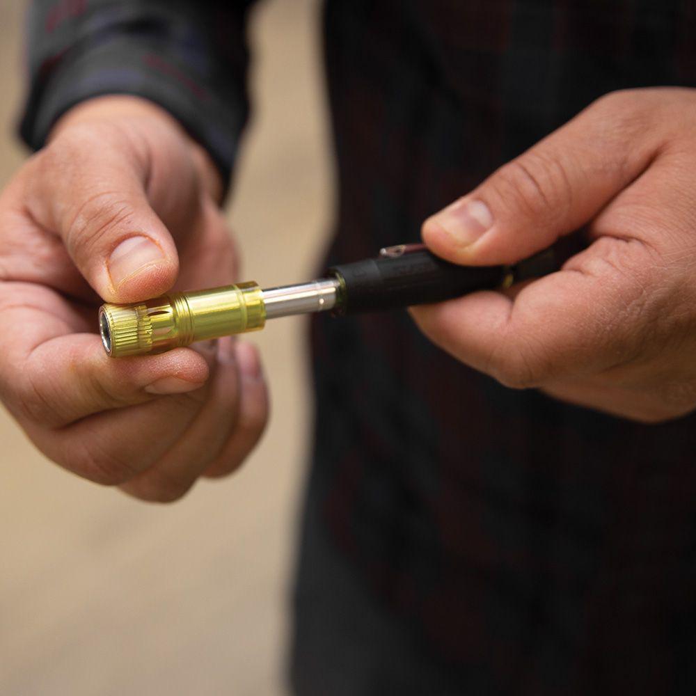 Klein Tools Yellow Manual Multi-bit, Phillips and Slotted 4-Piece Screwdriver 