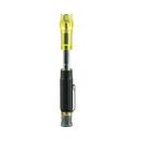 Klein Tools Yellow Manual Multi-bit, Phillips and Slotted 4-Piece Screwdriver 