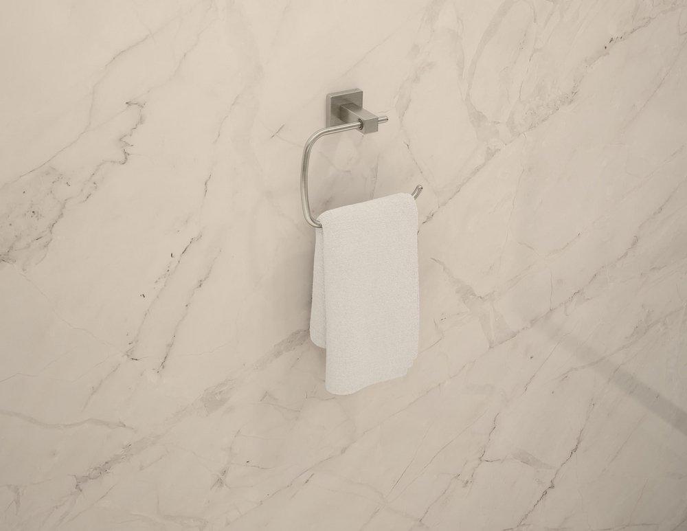 Symmons Industries Matte Black Wall Mount 3 Piece Accessory Set 