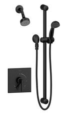 Single Handle Single Function Shower System in Matte Black (Trim Only)