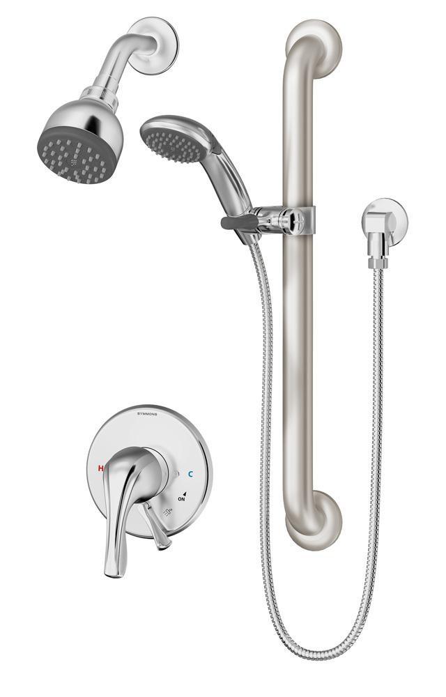 Symmons Industries Polished Chrome Single Handle Single Function Shower System (Trim Only) 