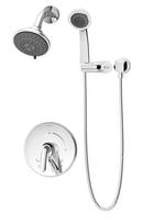 Single Handle Multi Function Shower System in Polished Chrome (Trim Only)