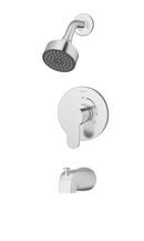 Single Handle Single Function Bathtub & Shower Faucet in Polished Chrome (Trim Only)