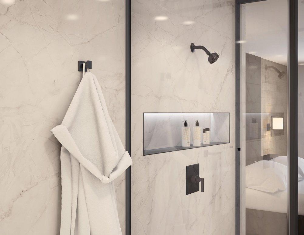 Symmons Industries Satin Nickel Wall Mount 4 Piece Accessory Set 