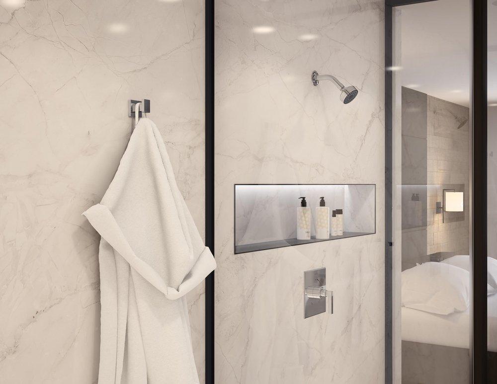 Symmons Industries Satin Nickel Wall Mount 4 Piece Accessory Set 