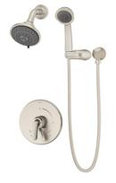 Single Handle Multi Function Shower System in Satin Nickel (Trim Only)