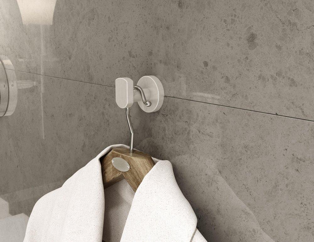 Symmons Industries Satin Nickel Wall Mount 4 Piece Accessory Set 